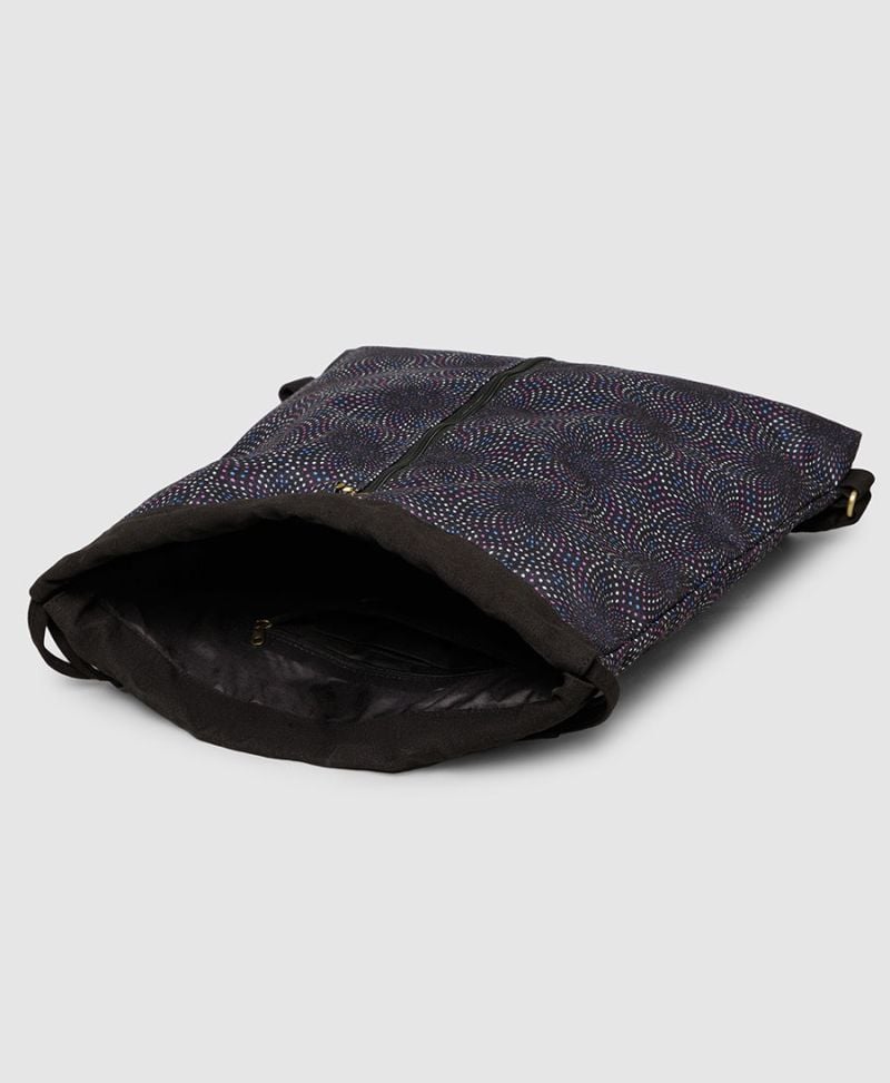 Flowry Drawstring Backpack