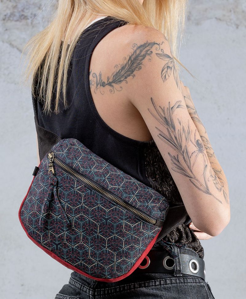 Kubic Belt Pouch - Red