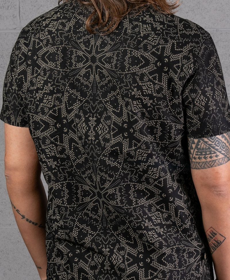 Mexi Button Shirt ➟ Black