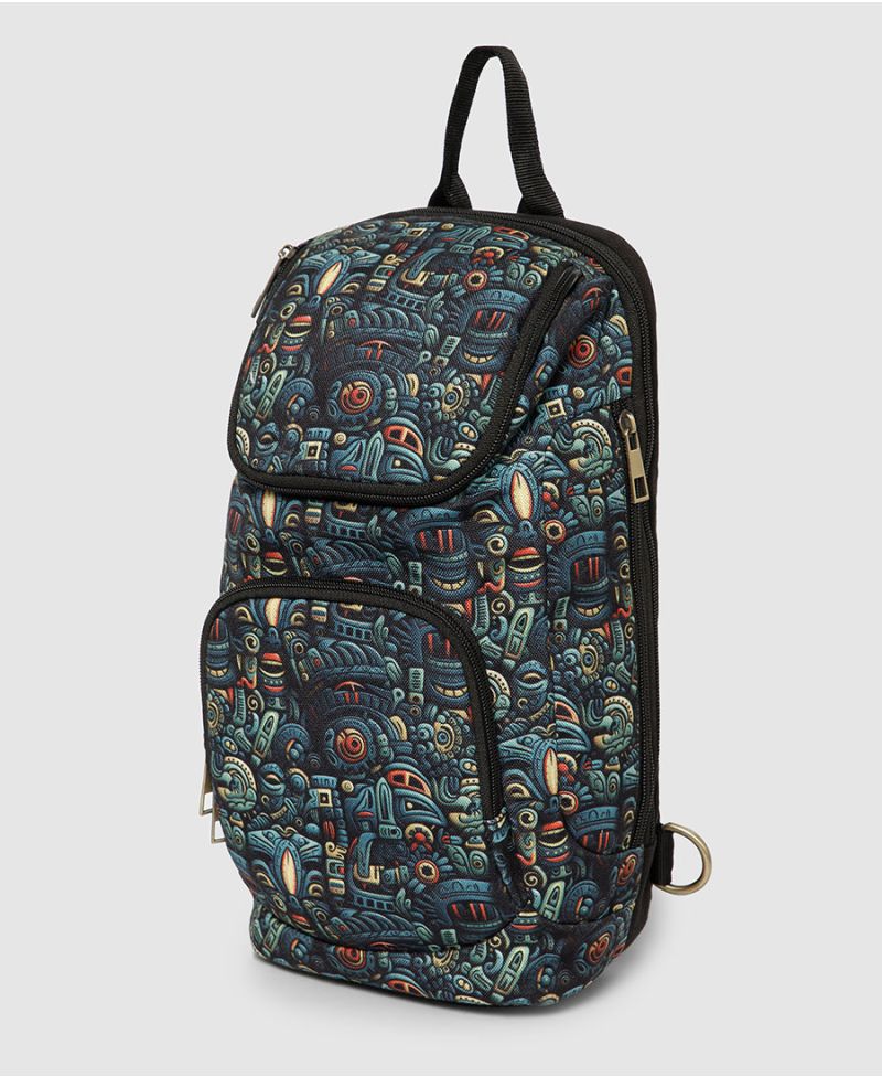 aztec sling bag vegan