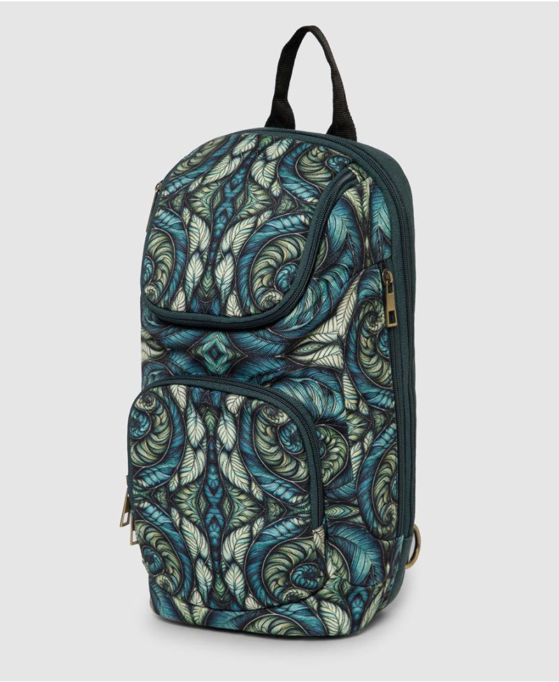 printed big sling bag unisex 