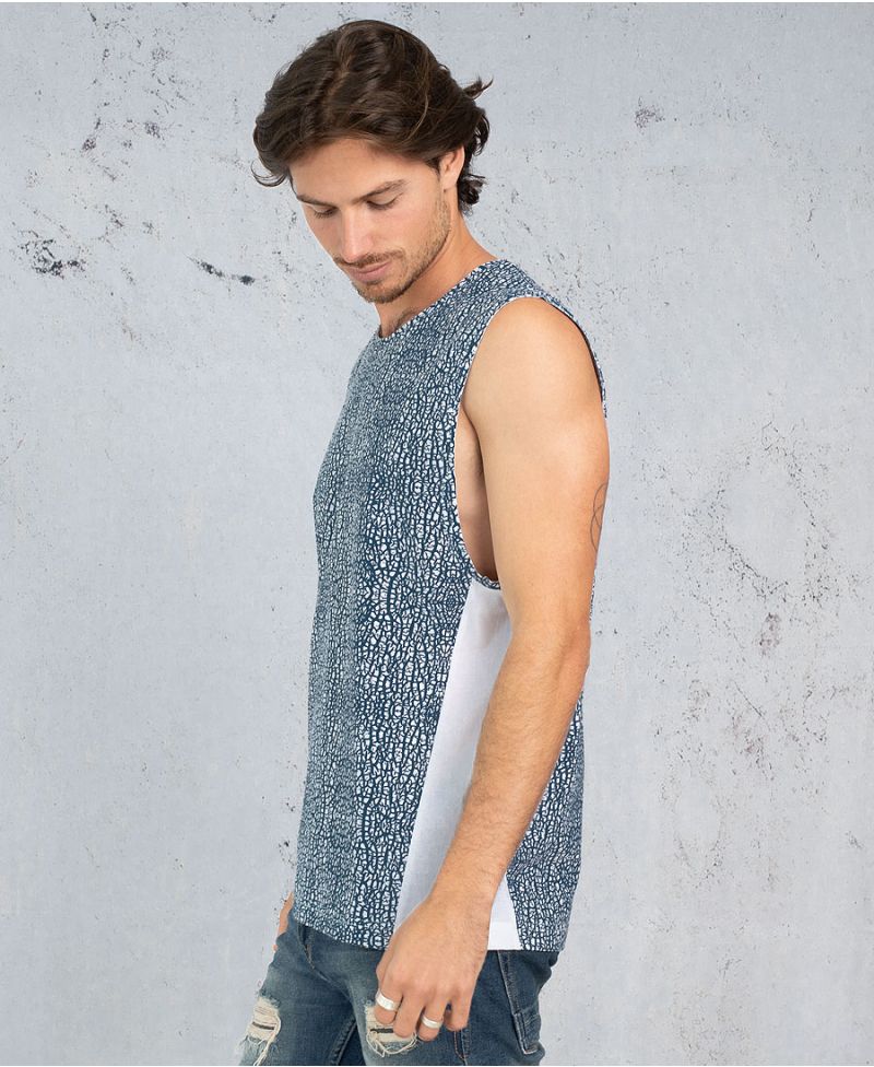 Melon Tank Top ➟ Blue