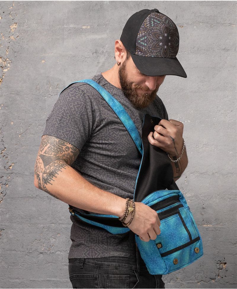 LSD Molecule CrossBody Bag 