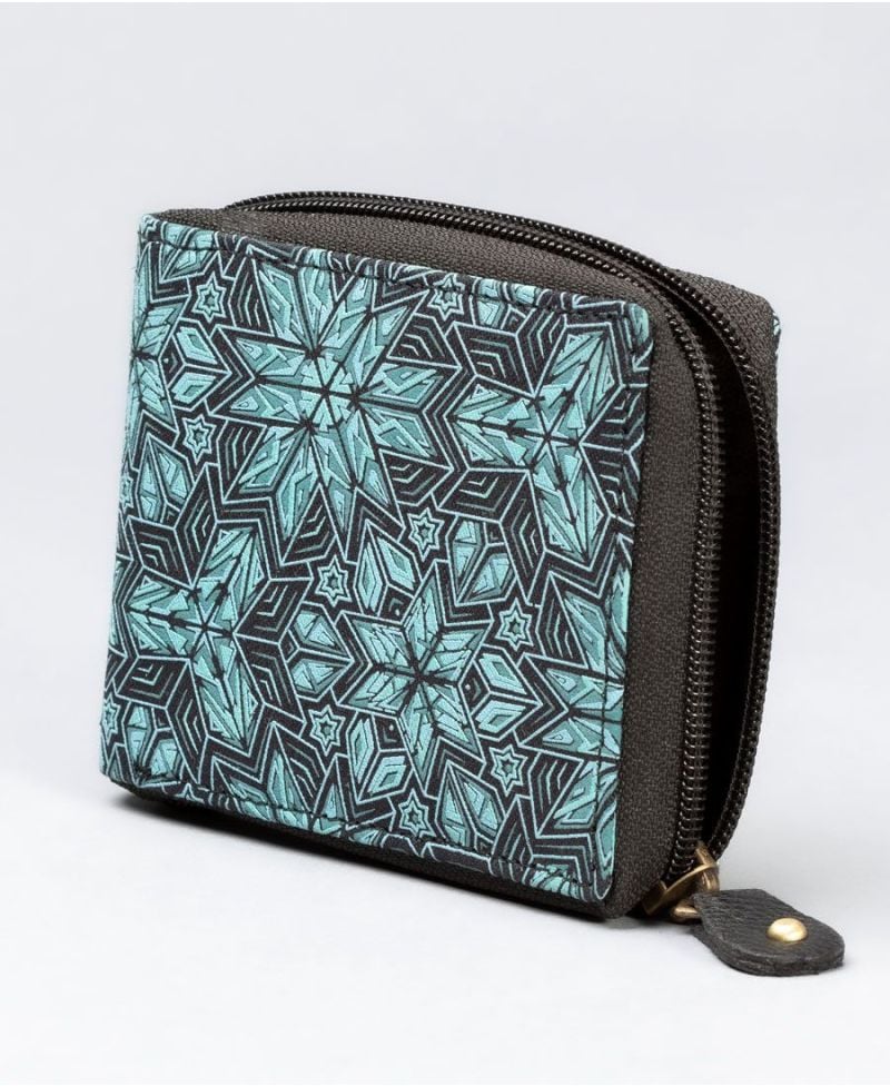 Optisomex Mens Zip Wallet - Blue