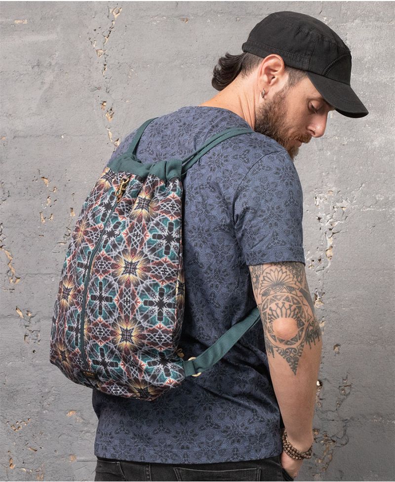 Arabesque Drawstring Backpack