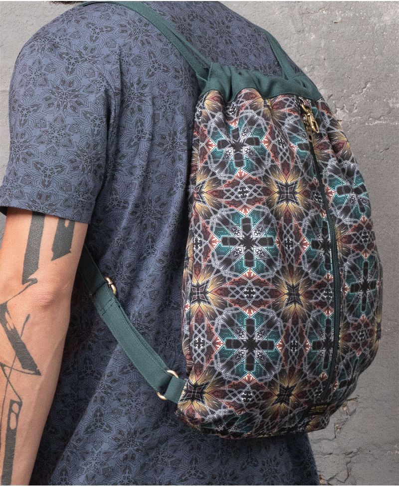 Arabesque Drawstring Backpack
