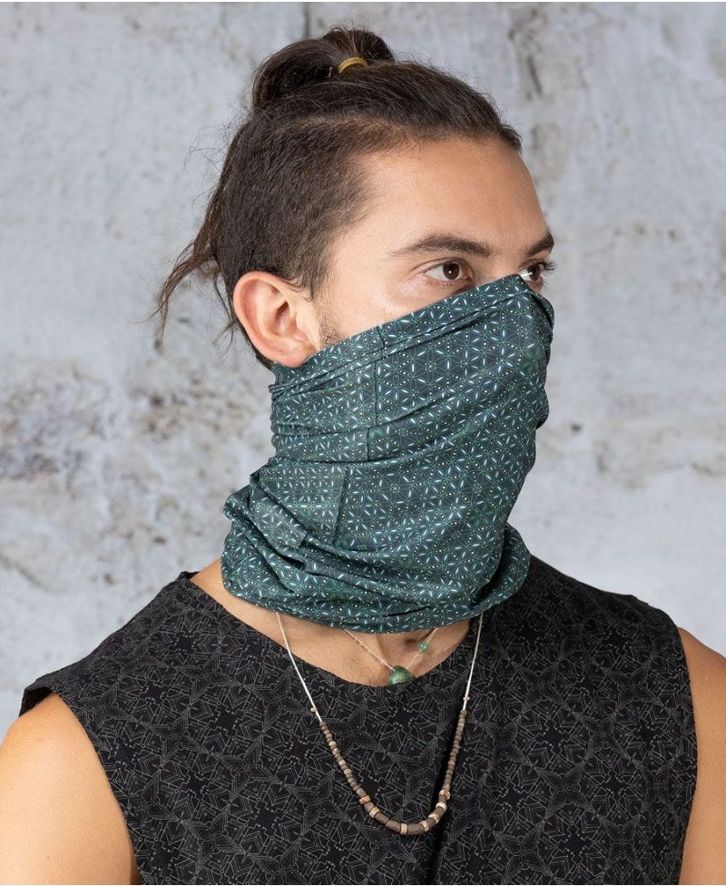 Multifunctional Bandana ➟ Seeds / Green