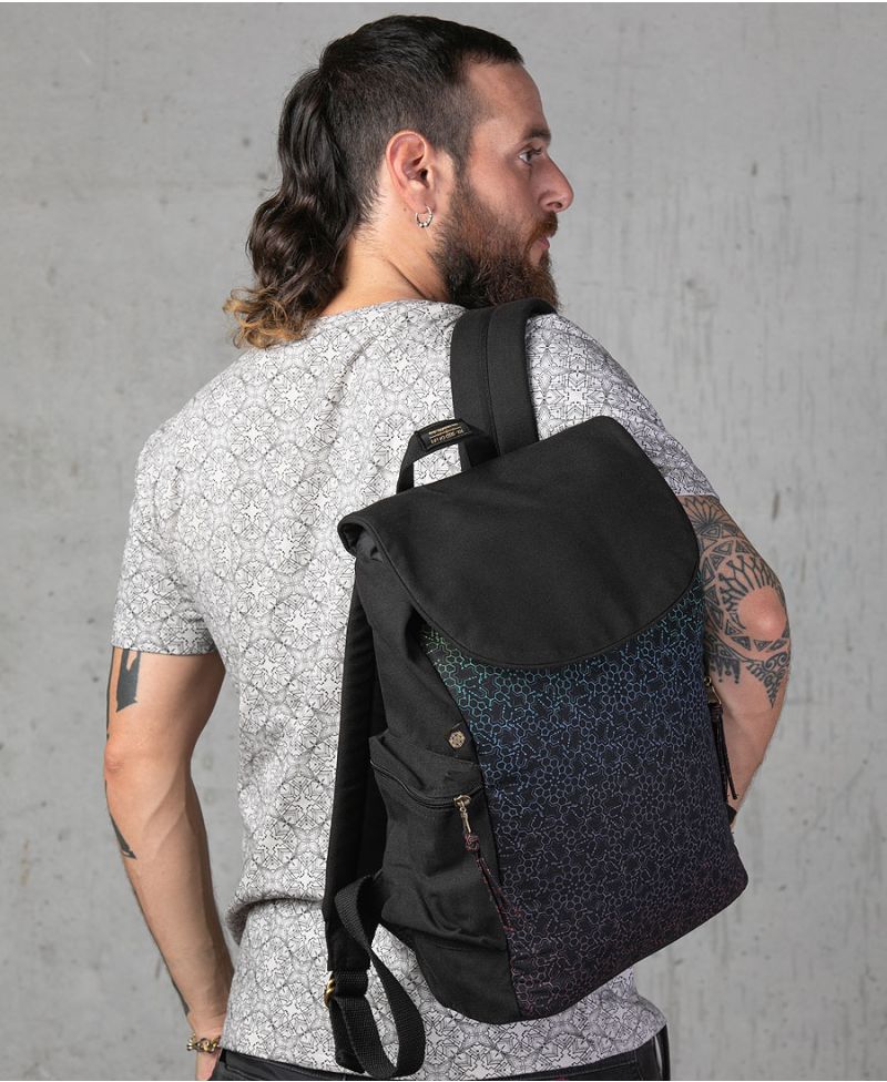 LSD Molecule Backpack- Black
