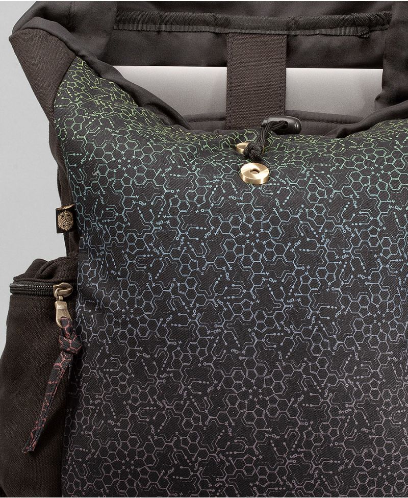 LSD Molecule Backpack- Black