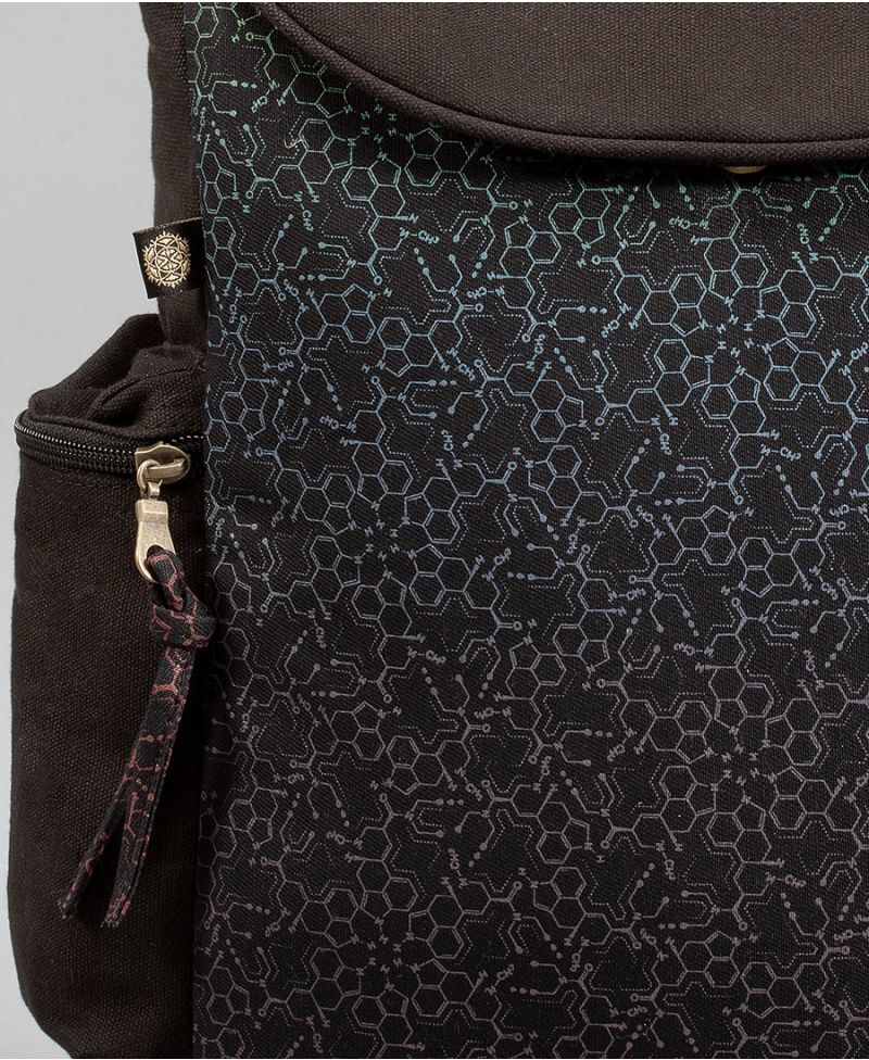 LSD Molecule Backpack- Black