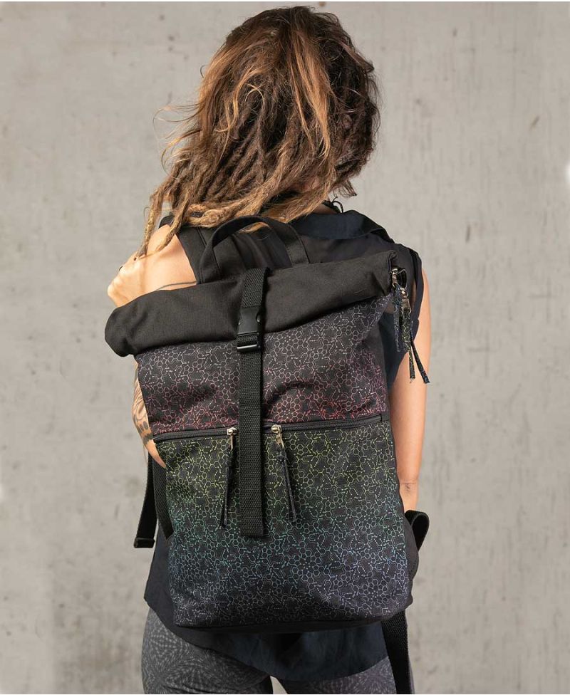 LSD Molecule Roll-Top Backpack 25L