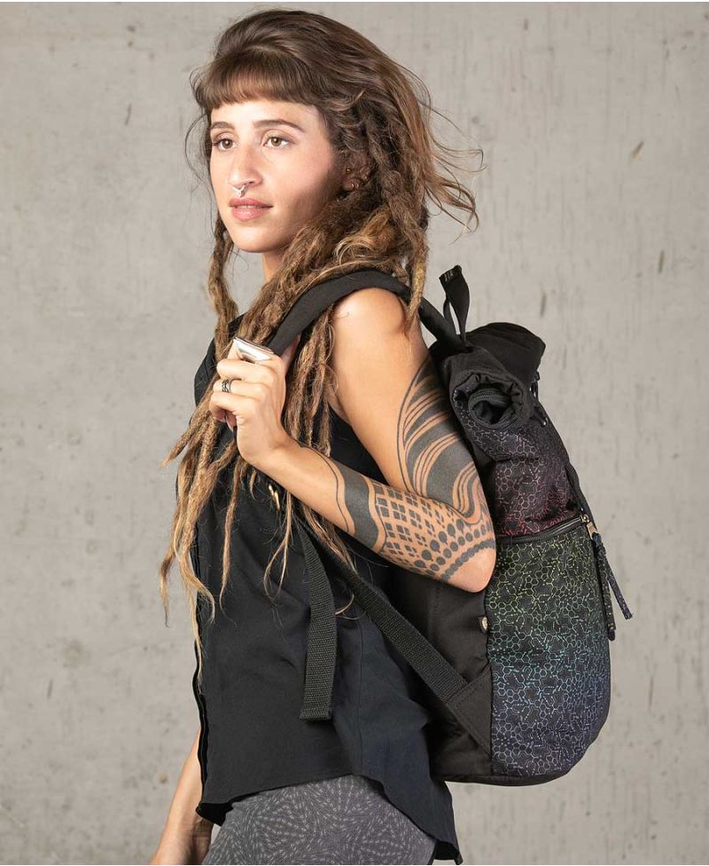 LSD Molecule Roll-Top Backpack 25L