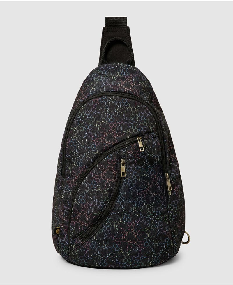 LSD Molecule Sling Backpack
