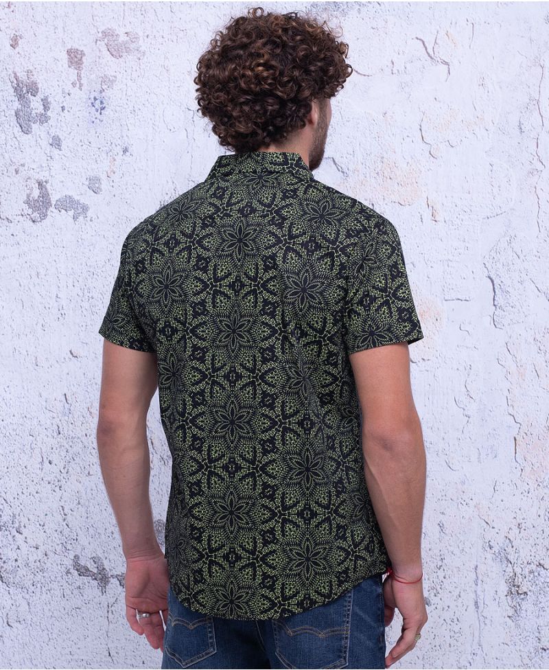 Anahata Button Shirt ➟ Black