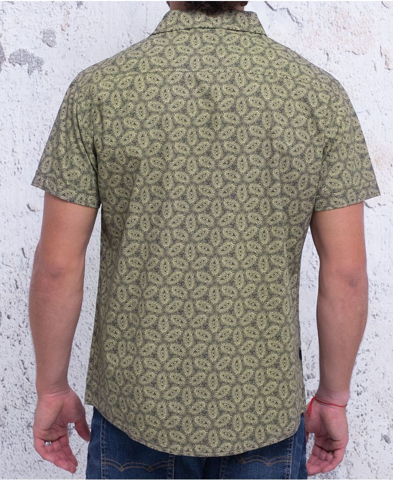 Eyesee Button Shirt ➟ Olive