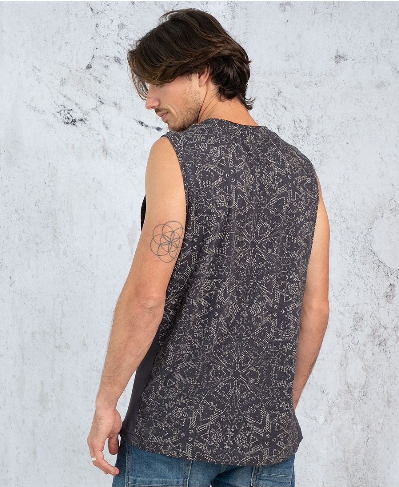 Mexi Tank Top ➟ Grey