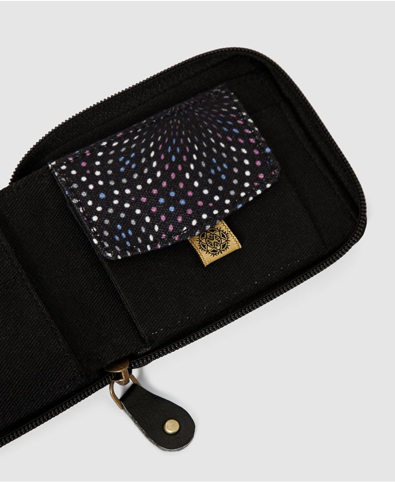 Flowry Mens Zip Wallet 