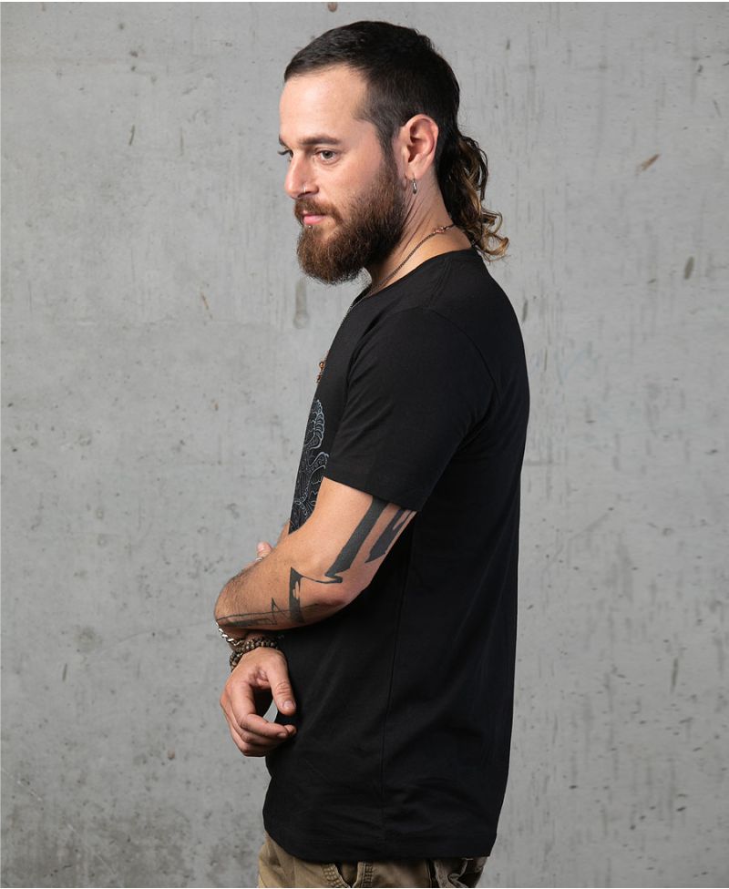 Faceat Mandala T-shirt ➟ Black