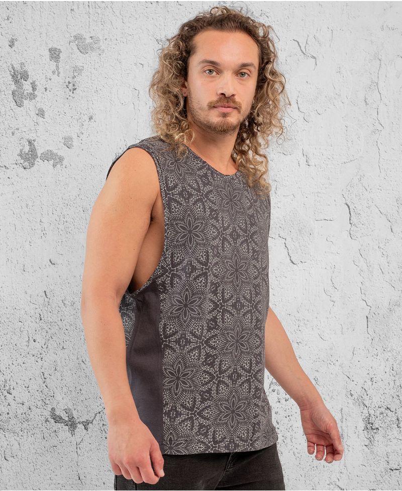 Anahata Tank Top ➟ Grey 