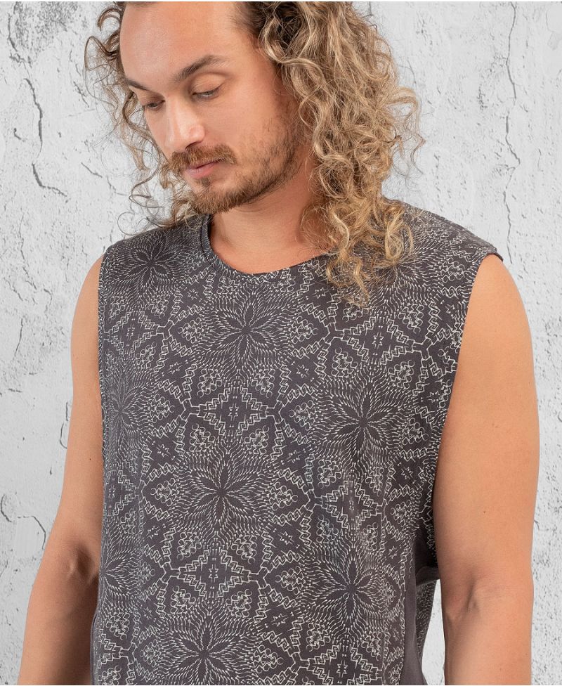 Anahata Tank Top ➟ Grey 