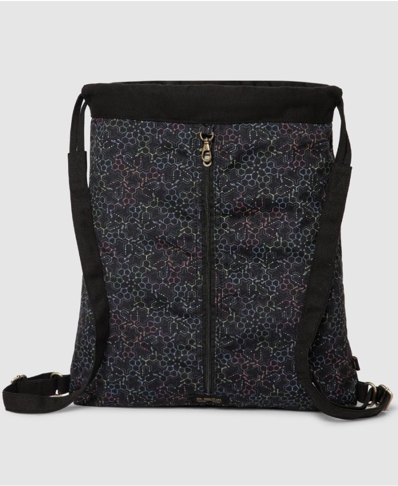 LSD Dark Drawstring Backpack