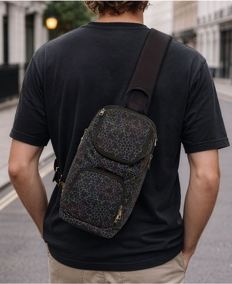 Dark Molecule Mid Sling Bag