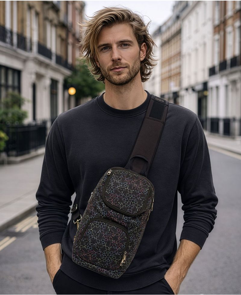 Dark Molecule Mid Sling Bag