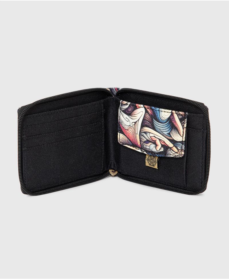 Mudras Mens Zip Wallet 