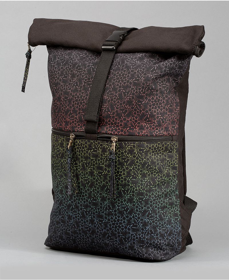 LSD Molecule Roll-Top Backpack 25L
