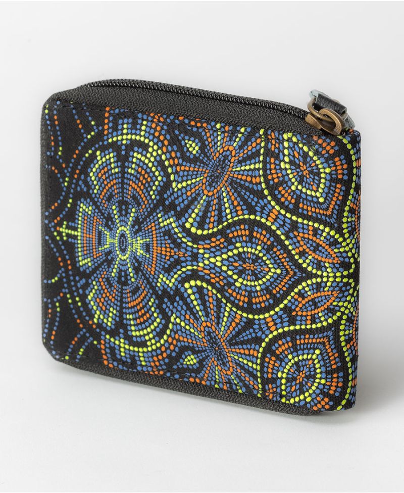 canvas men zip wallet festival 