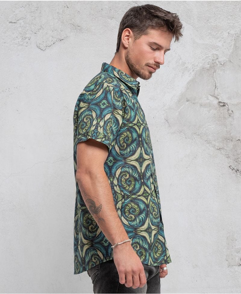 Spiraleaves Button Shirt 