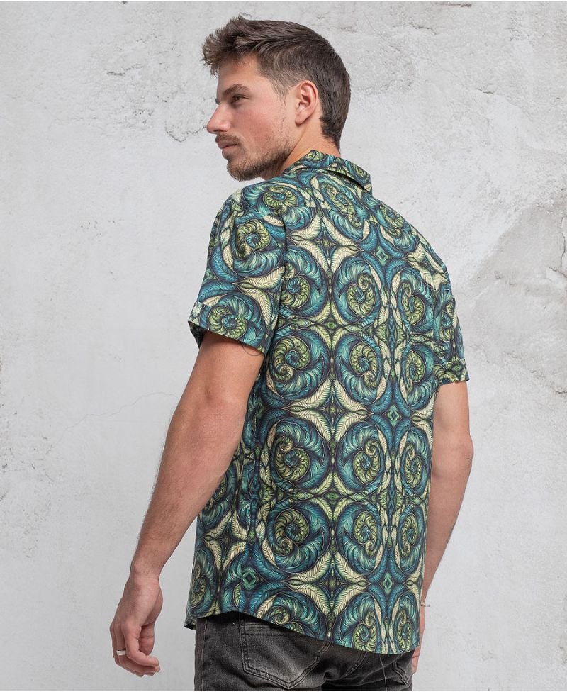 Spiraleaves Button Shirt 