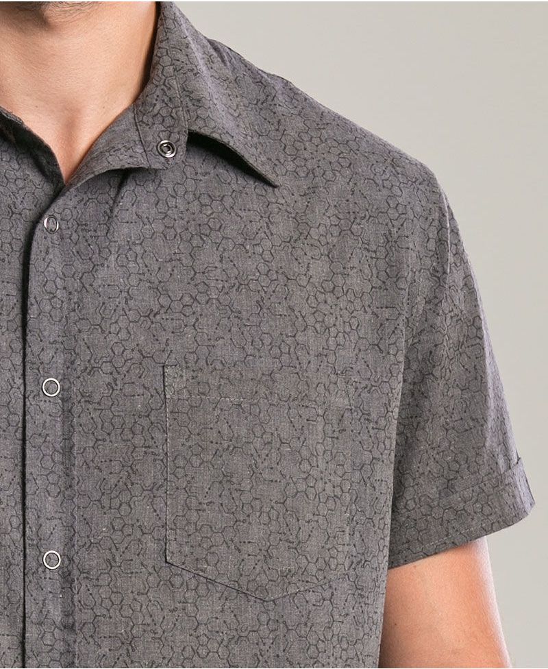 LSD Button Shirt ➟ Dark Grey