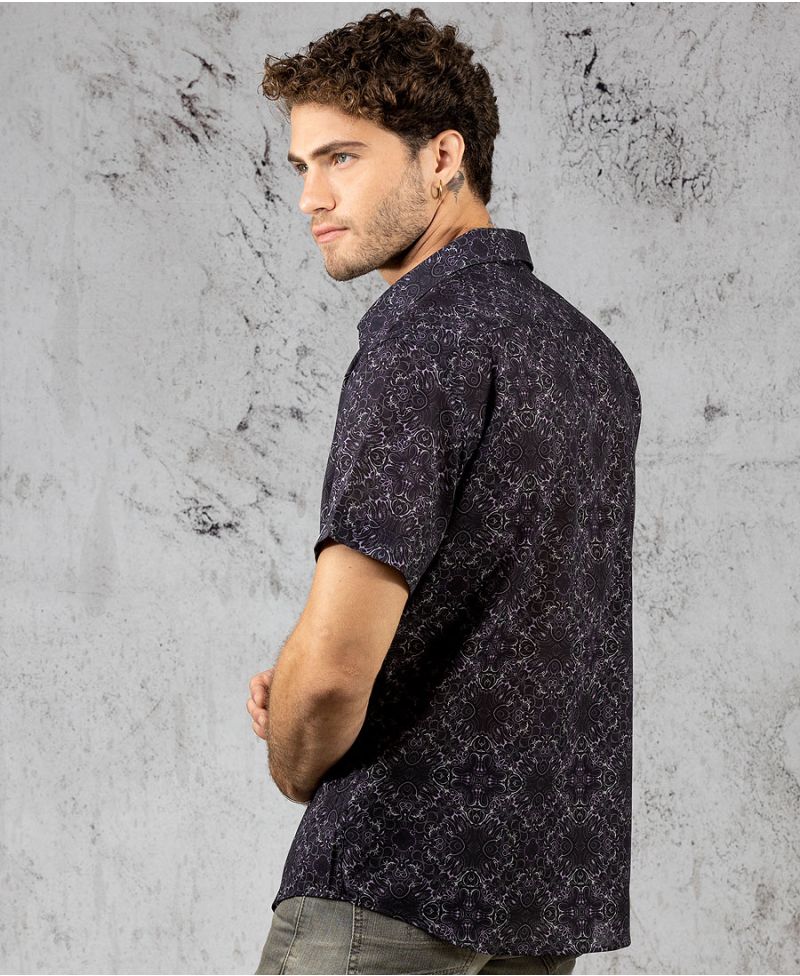 Virus / Dark Button Shirt 