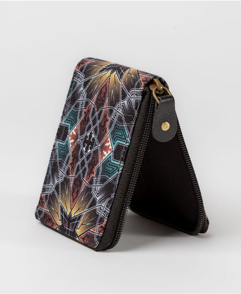 Arabesque Mens Zip Wallet 