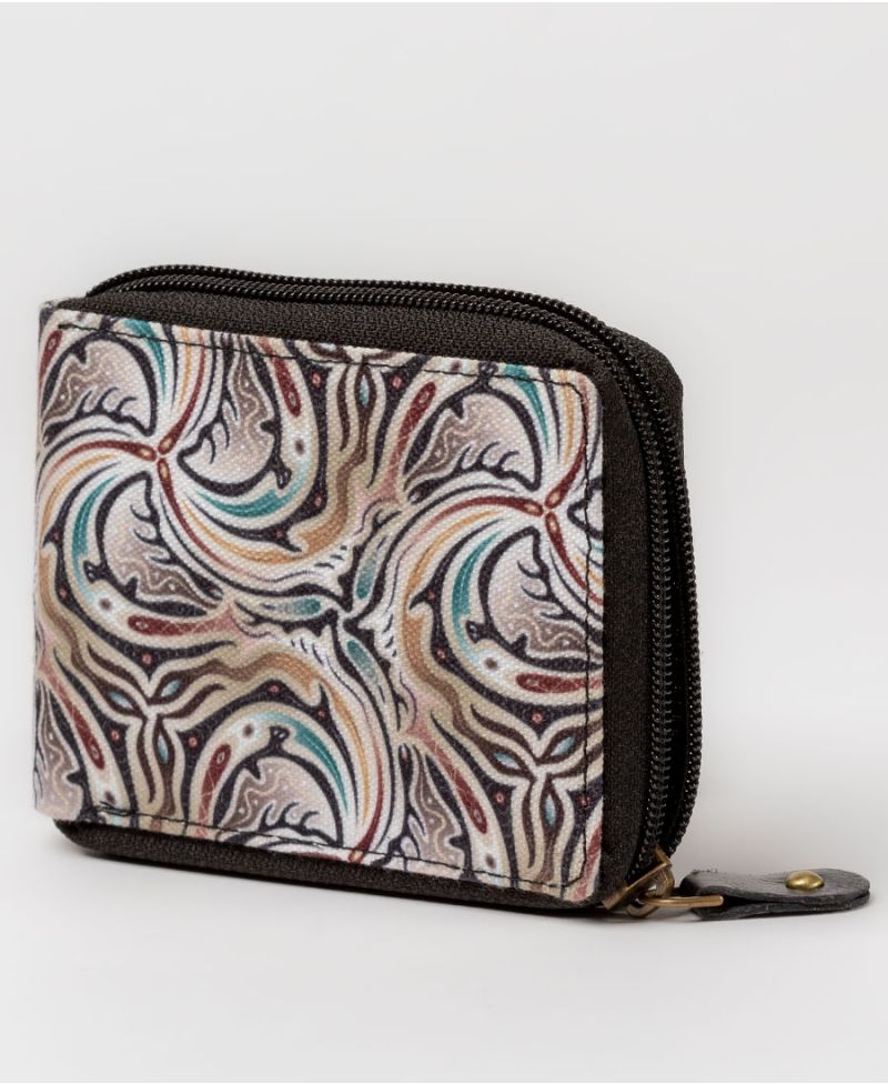 Twirly Mens Zip Wallet 