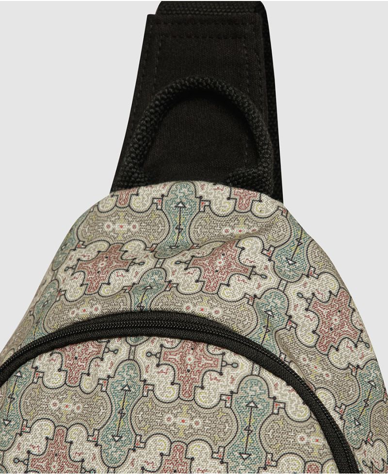 Shipibo Kené Sling Backpack