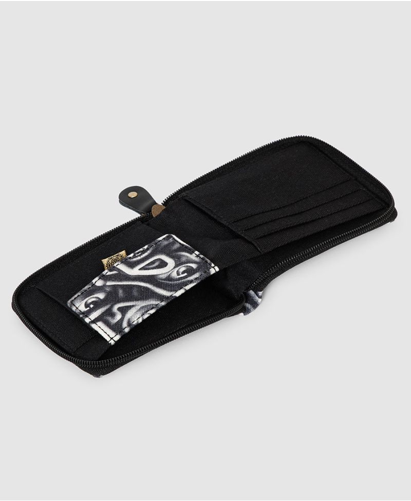 Amazeyes Mens Zip Wallet 