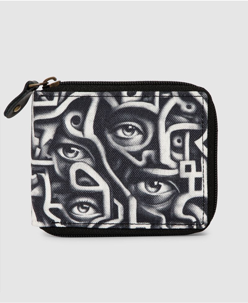 trippy eyes wallet 
