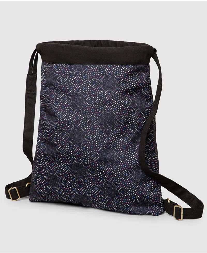women sack bag purple