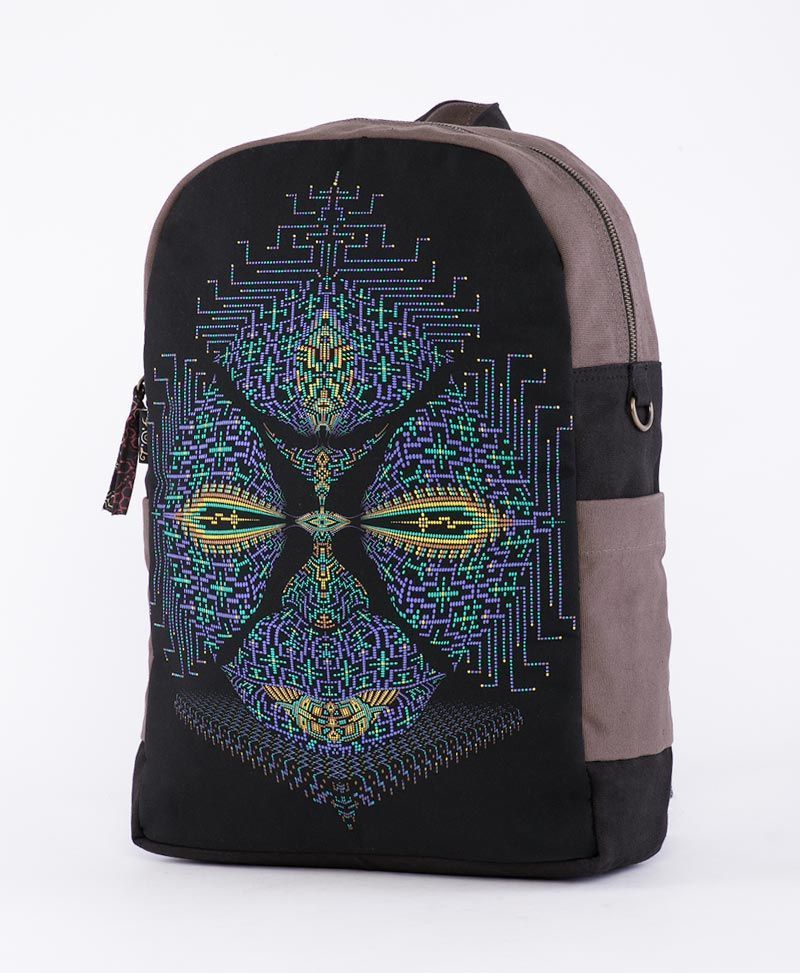 psychedelic clothing laptop backpack