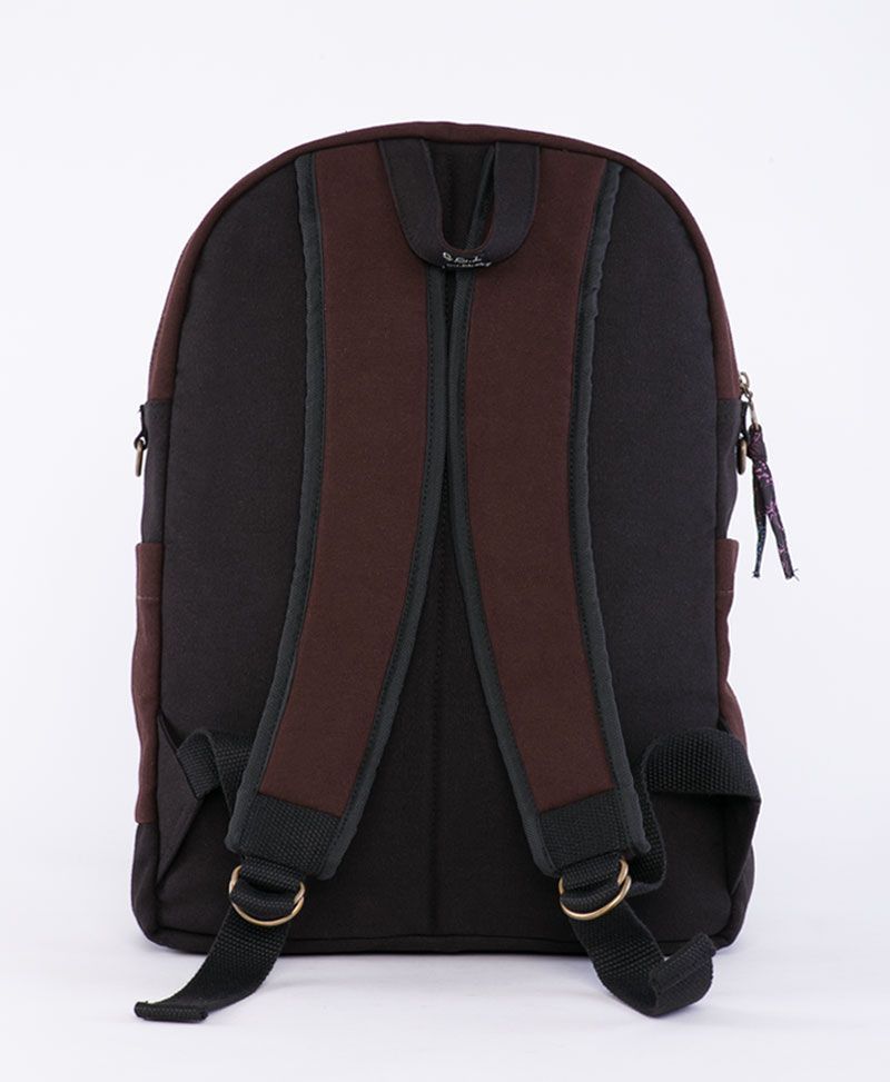 psychedelic clothing canvas backpack for laptop