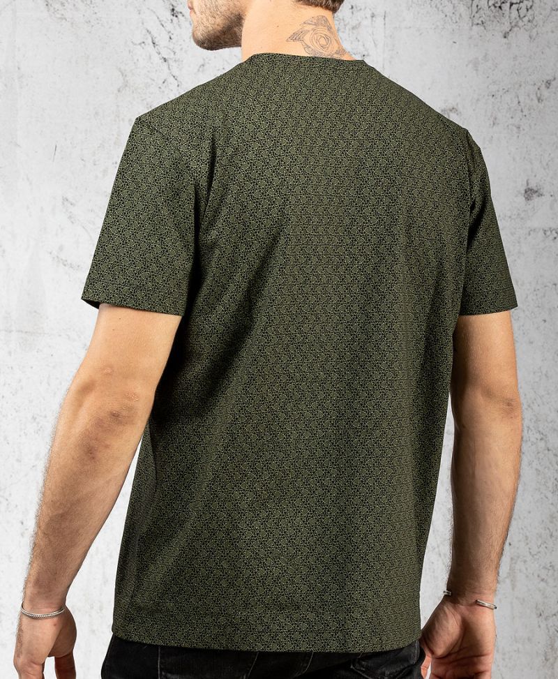 atom shirt for men black full print