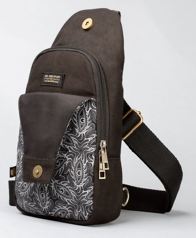 canvas sling bag  