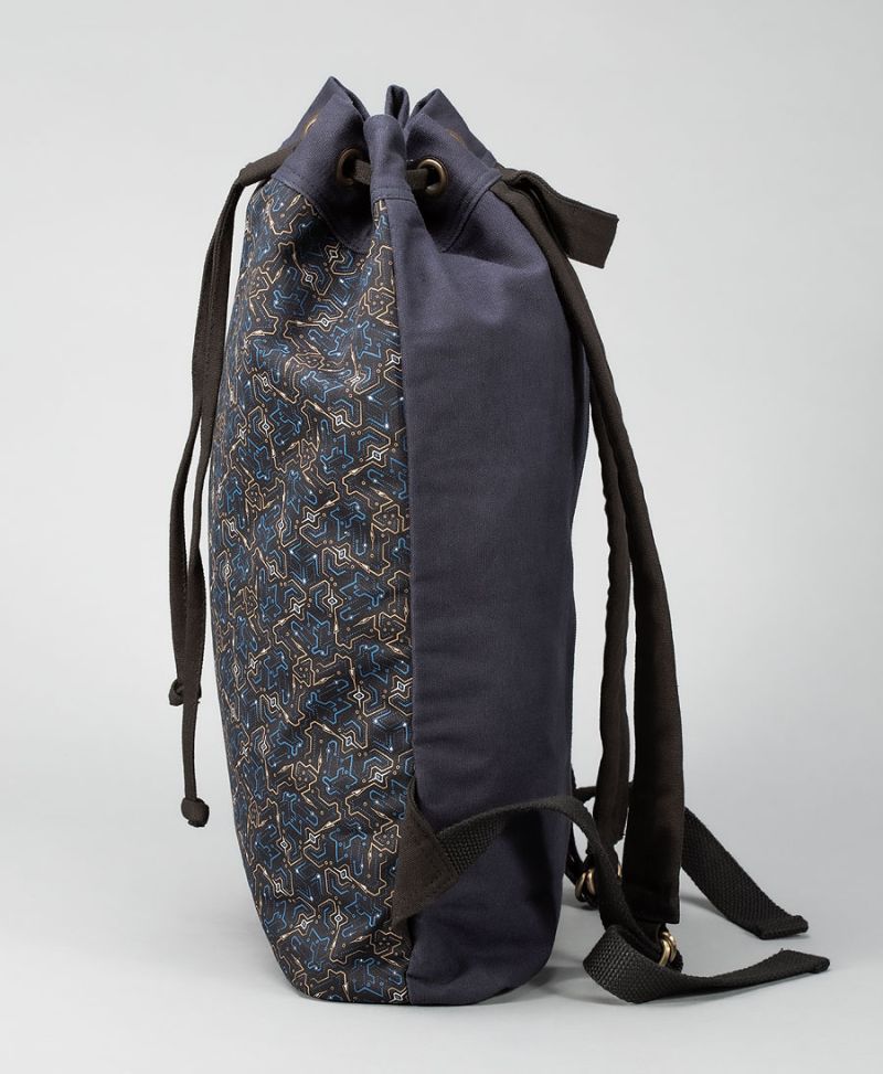 Psychedelic Drawstring Backpack Sack Bag Men Gift