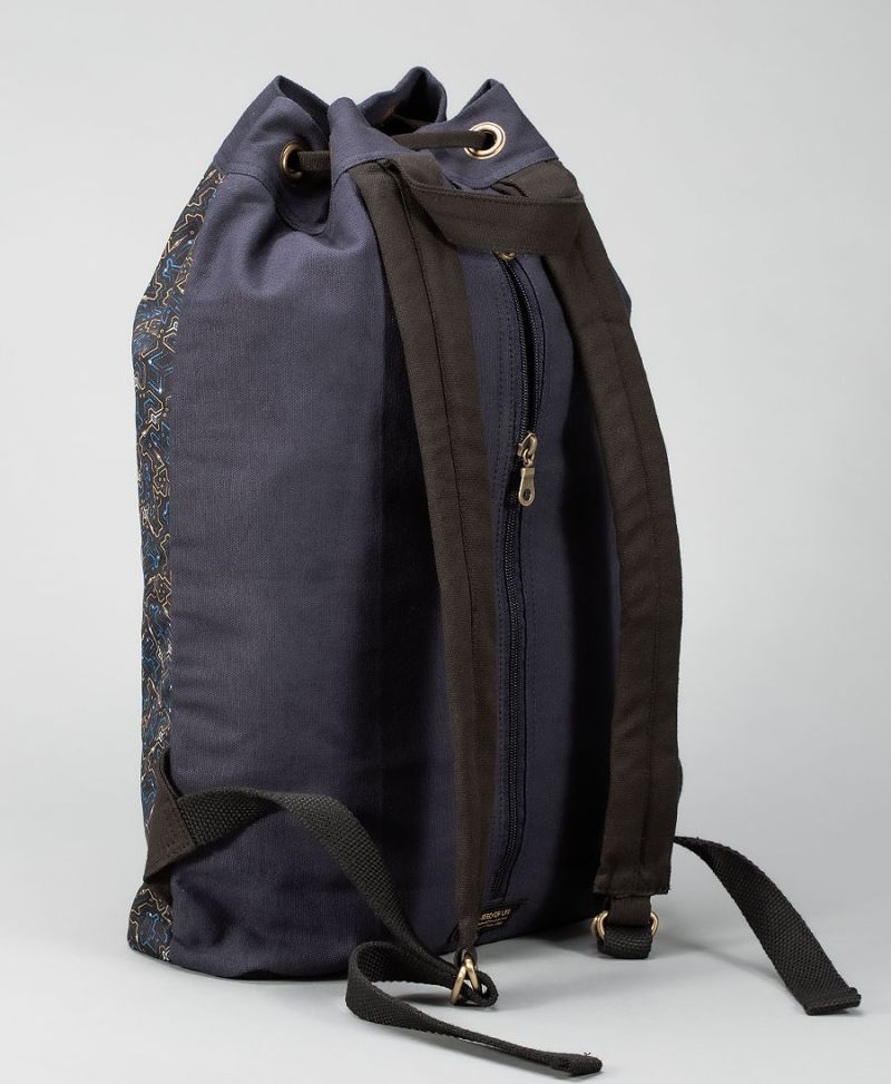 Psychedelic Drawstring Backpack Sack Bag Men Gift