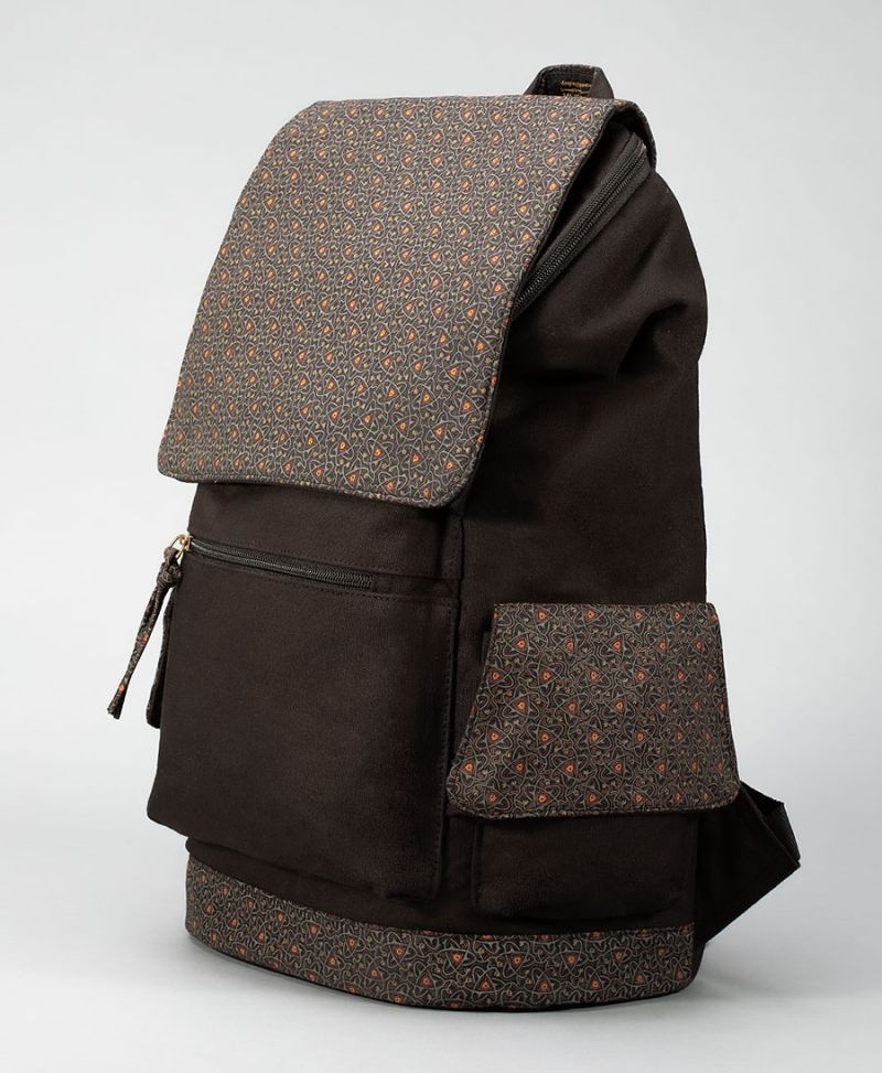 canvas flap backpack laptop 15.6 inch 