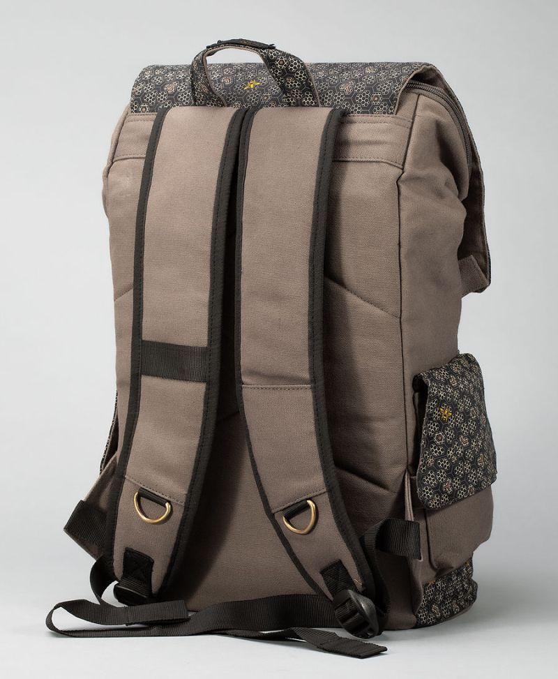 bee square backpack laptop bag