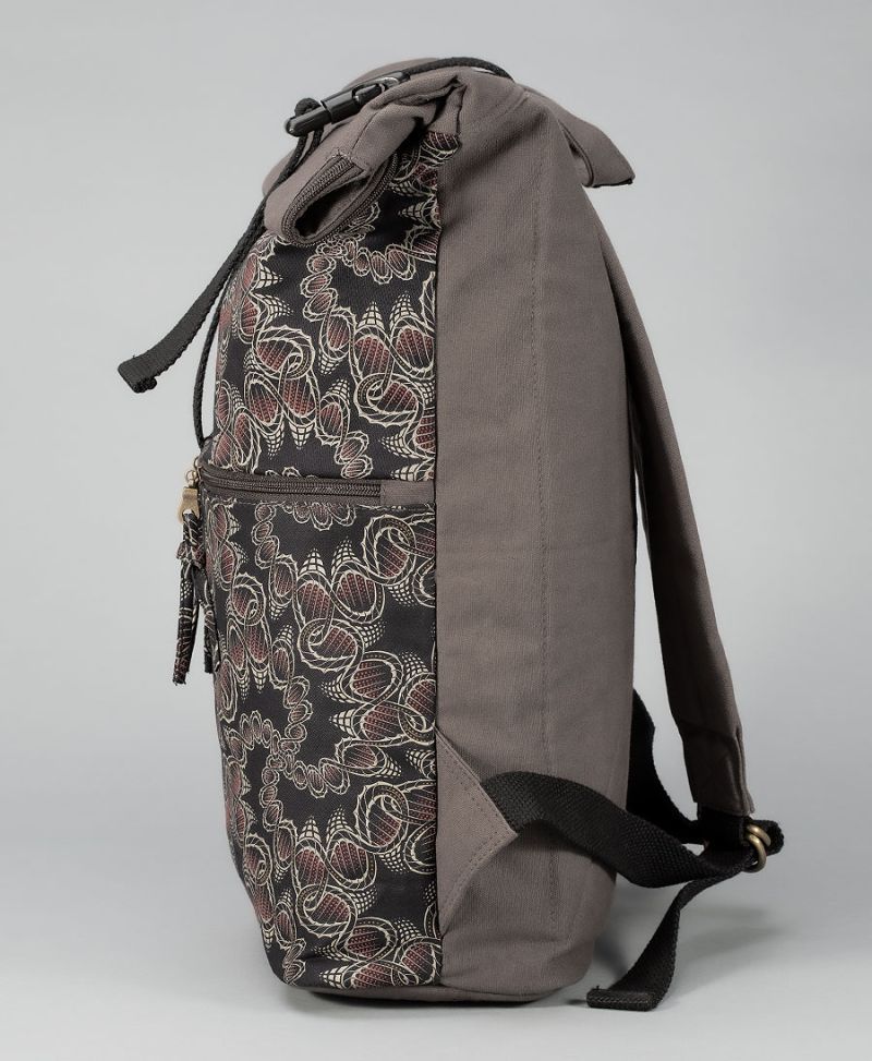 DNA roll top backpack large canvas travel bag 