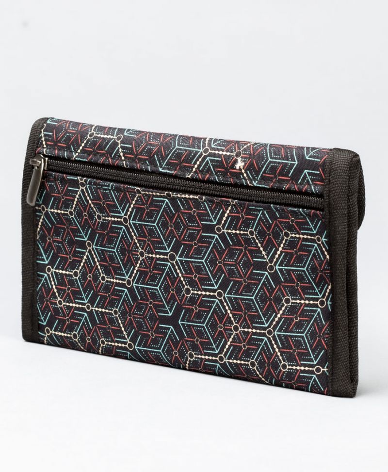 geometric rolling tobacco pouch case 